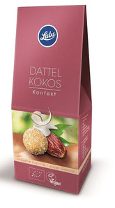Daddelpraline med kokosflager glutenfri BIO 100 g - LUBS